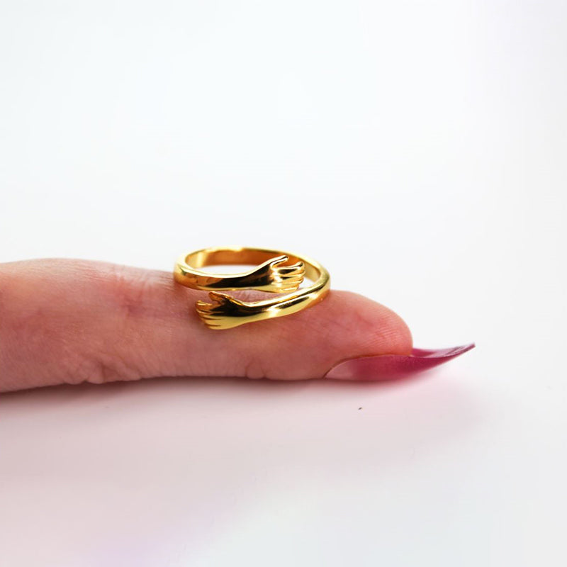 Zilveren Omarmingsring Elegant Simpele Stijl