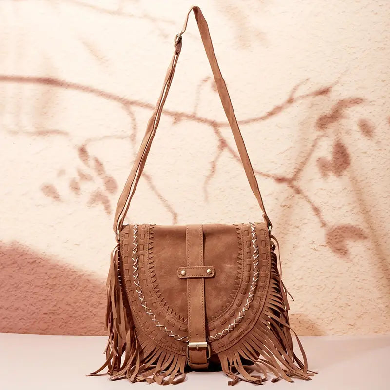 Crossbody Tas met Kwastje voor Dames Klein en Stijlvol