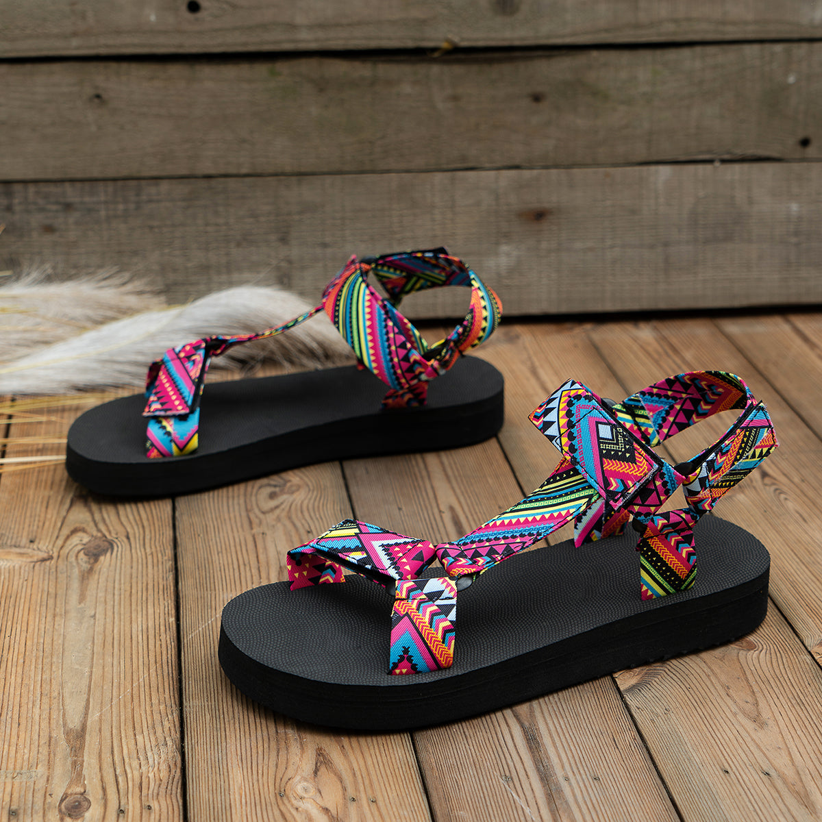 Vrouwelijke Zomersandalen met Platte Zool