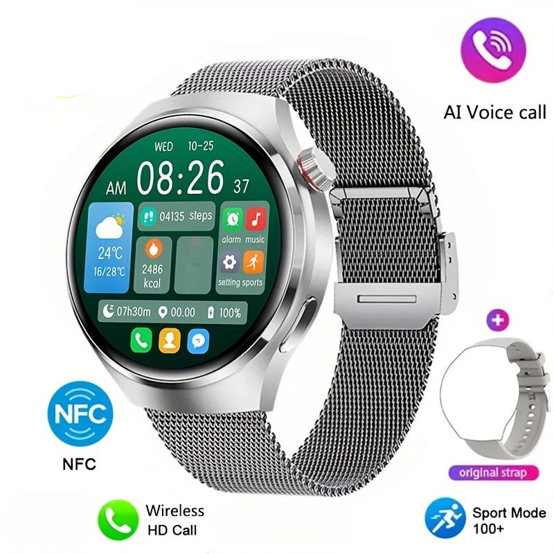 Heren Smartwatch NFC Waterdicht Met Hartslagmeter