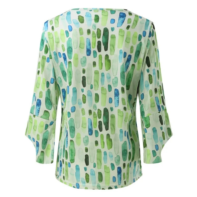 Vrouwen Blouse V-Hals Luchtig en Comfortabel
