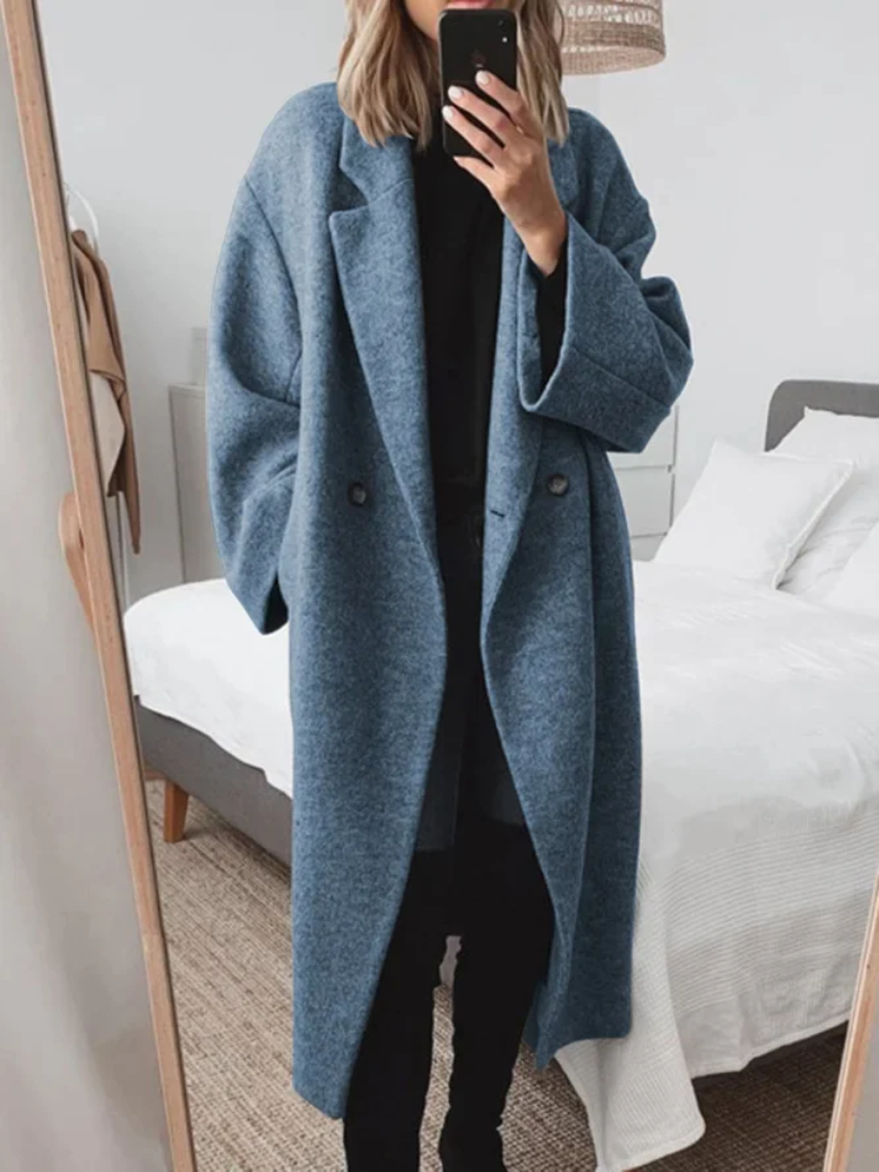 Lange Klassieke Winterjas voor Dames | Perfect voor Herfst en Winter