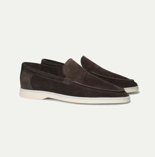 Vittoro Mannen Loafers Klassiek Design Leer