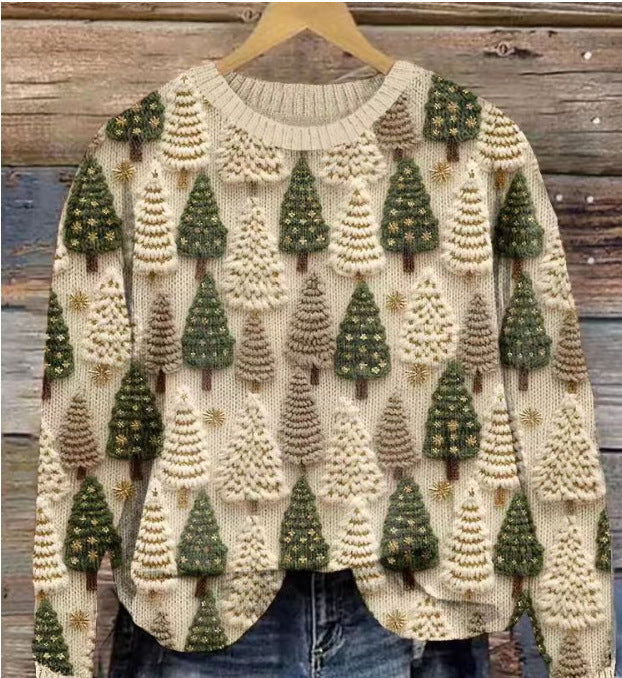 Dames 3D Sweatshirt Warm en Comfortabel