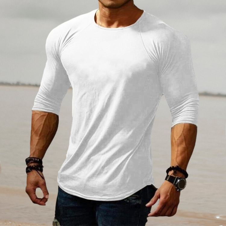 Heren Slim Fit Overhemd Stretch Stof Zwarte Kleur
