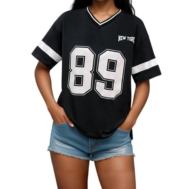 Naylinn | Oversized T-shirt met New York Motief