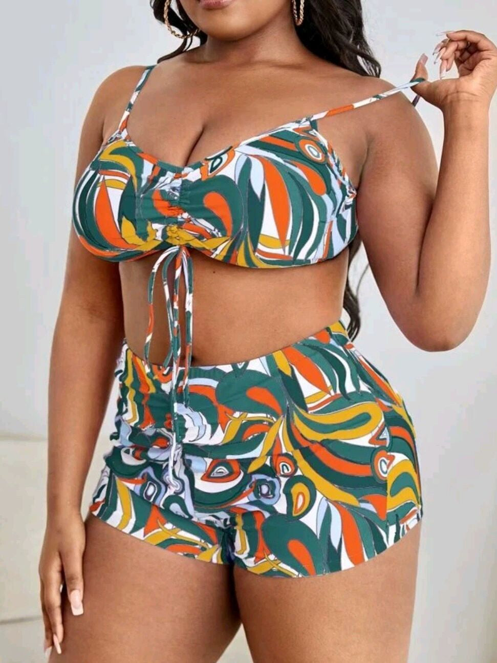 Plus-Size Bikini-set Trendy Grote Maten