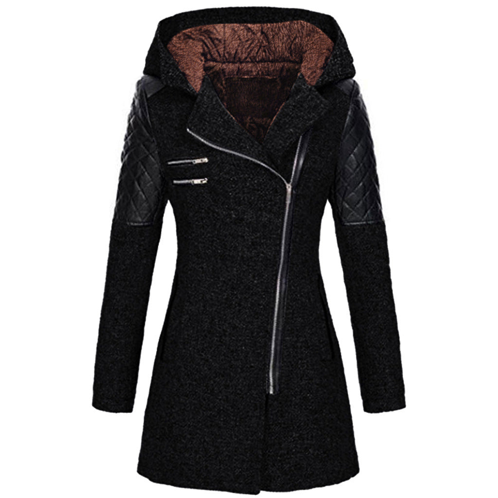 Vintage Lange Winterjas Dames – Warm & Stijlvol voor Herfst/Winter