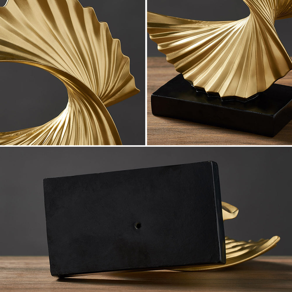 Maansikkel Sculptuur Modern Zilverkleurig Design