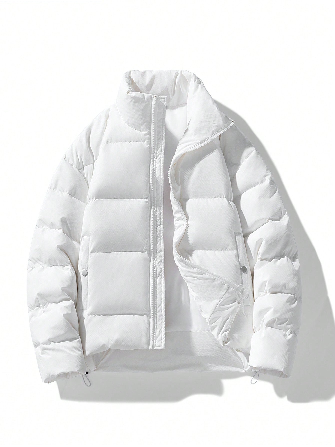 Dikke Heren Winterjas Fluorescerend Reflecterend