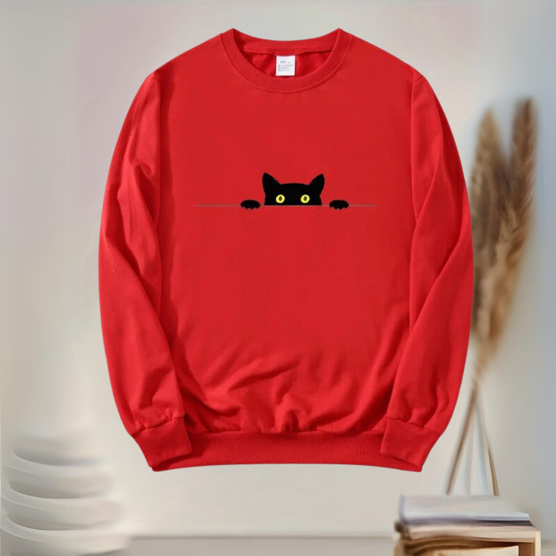 Katten Sweater Speels Katoen Comfortabel