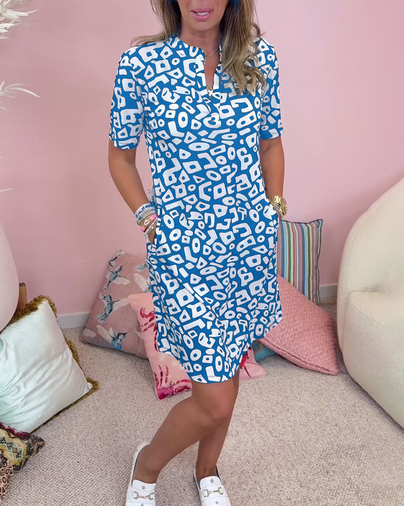 Regina | Abito casual con scollo a V