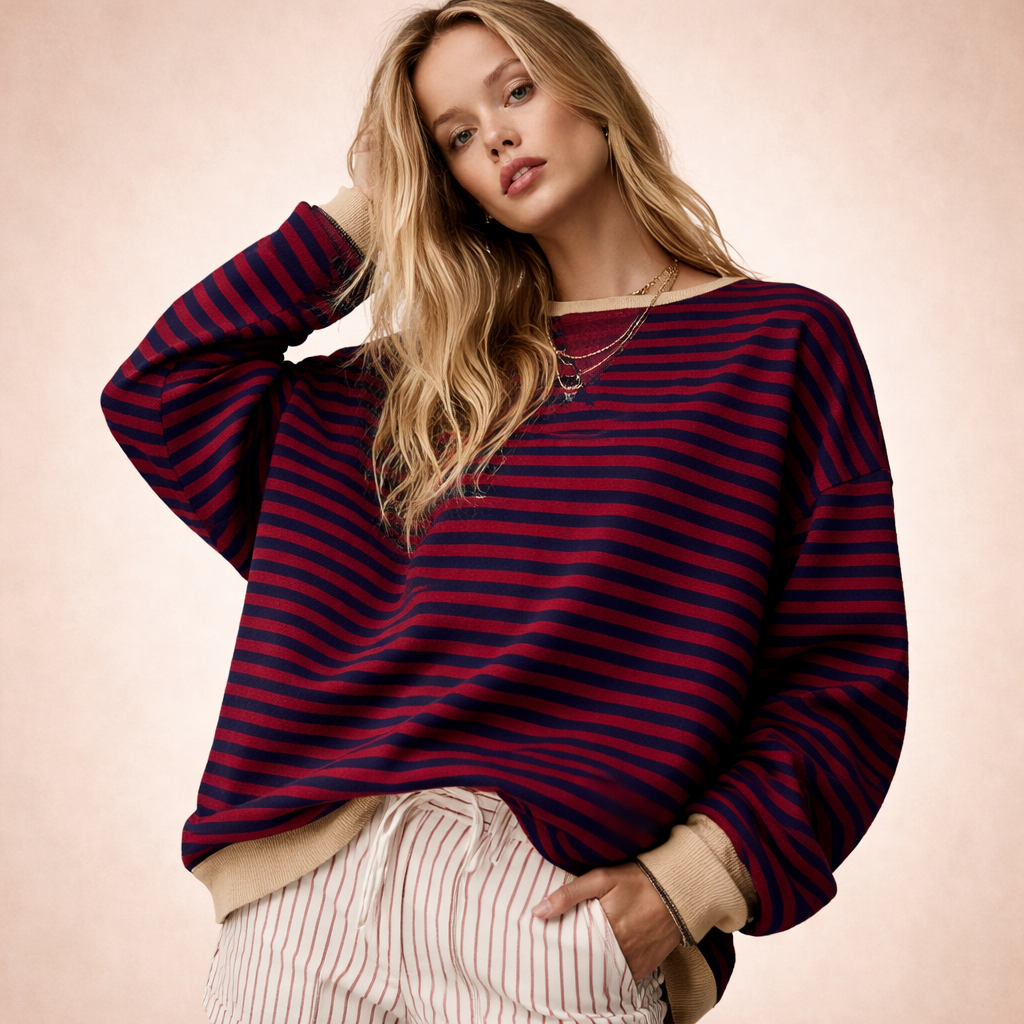 Elvara | Trendy en comfortabele oversized dames sweatshirt