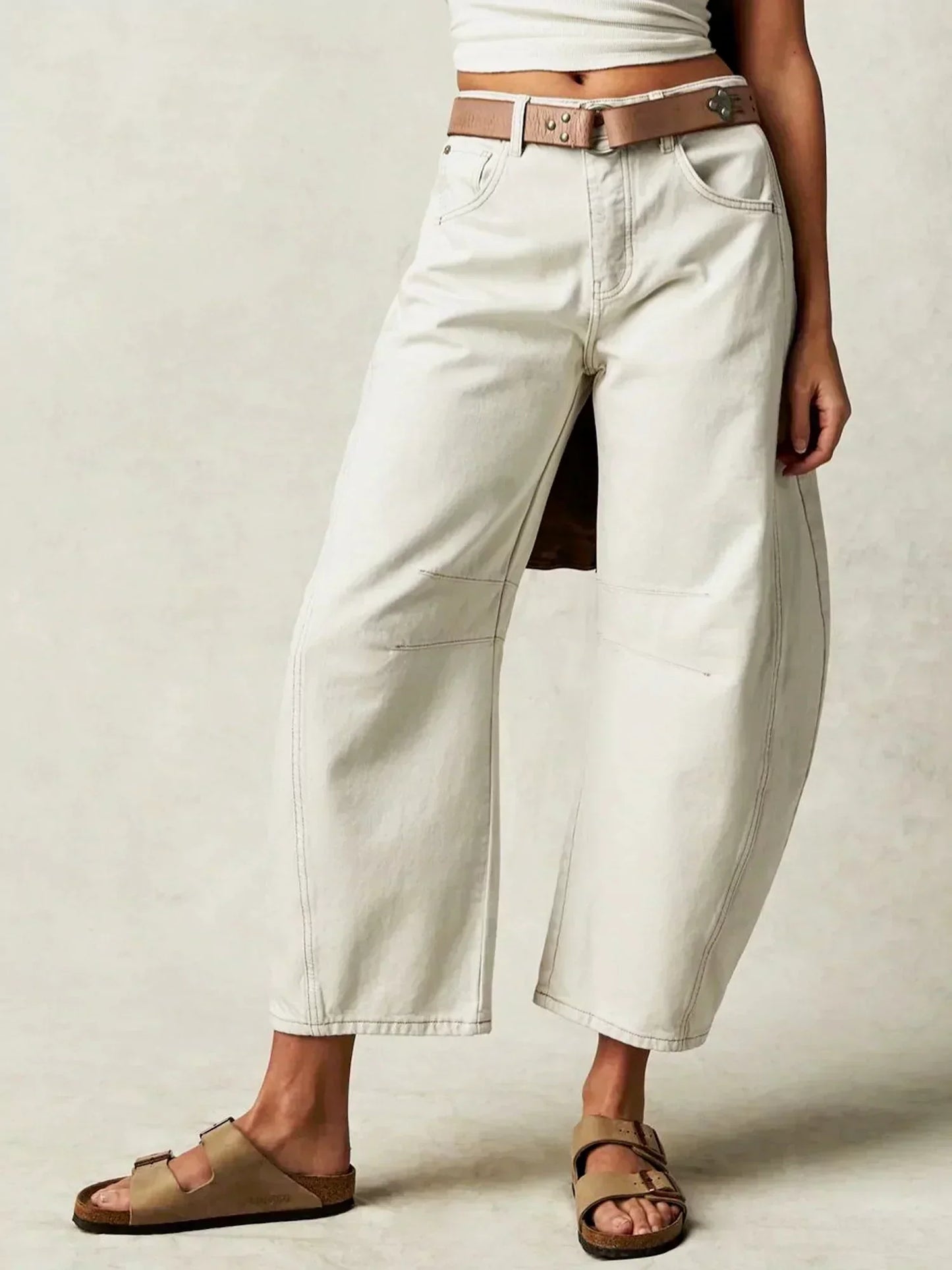 Hoge Taille Wijdbeen Jeans voor Vrouwen