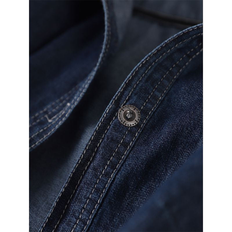 Dames Denim Jas Lange met Capuchon Stoer en Casual