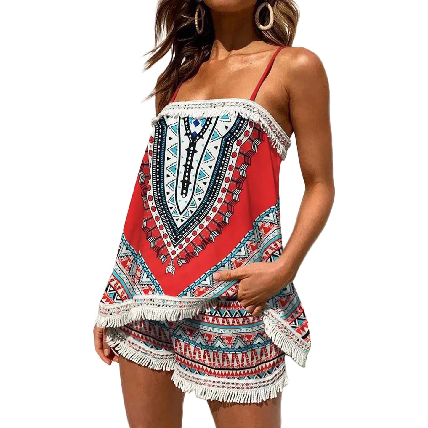 Bohemian Glow Zomerse Short Set