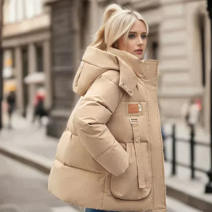 Dames Winterjas Elegante Warme Coat