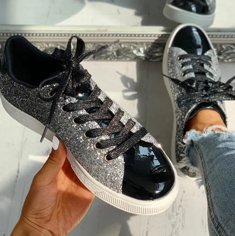 Glitter Damesschoen Luxe Casual Aria