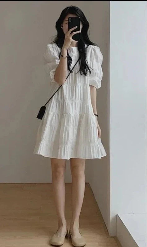 Eleganza Mode Zomerjurk Met Ruches