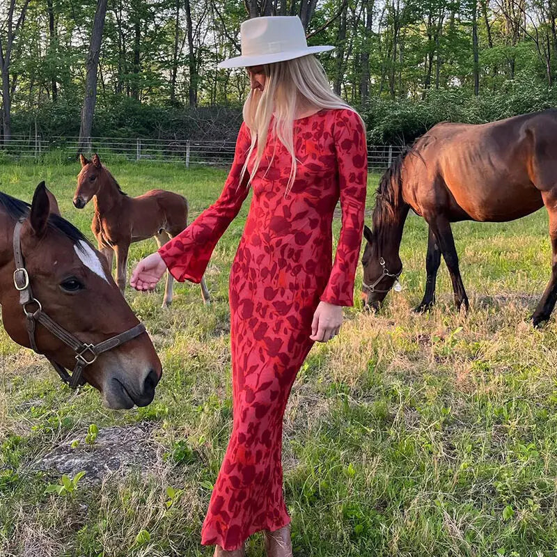 ChicMode Zomerse Bloemen Maxi Jurk