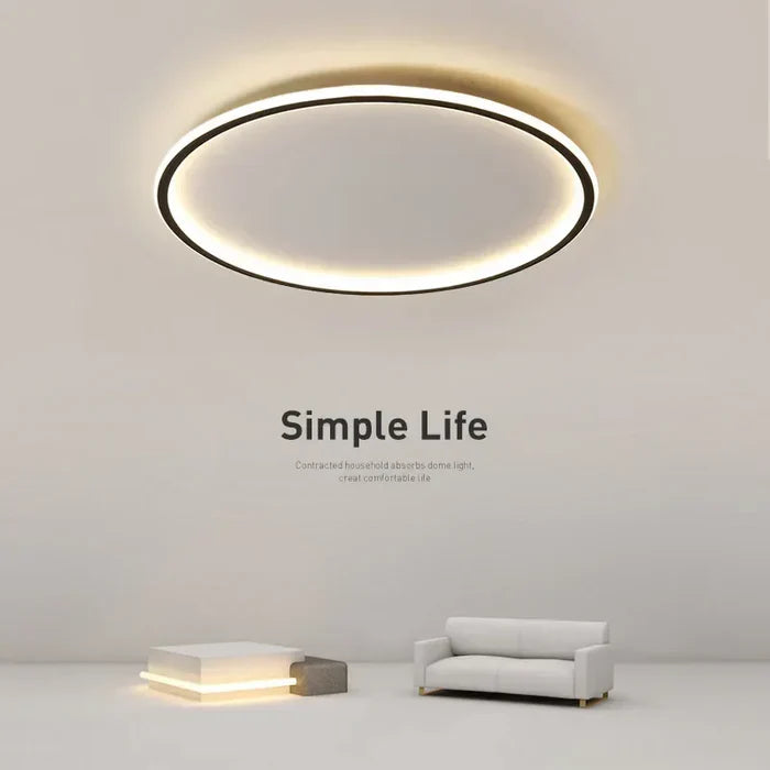 Ronde Plafondlamp Modern Scandinavisch Design AuroraSphere