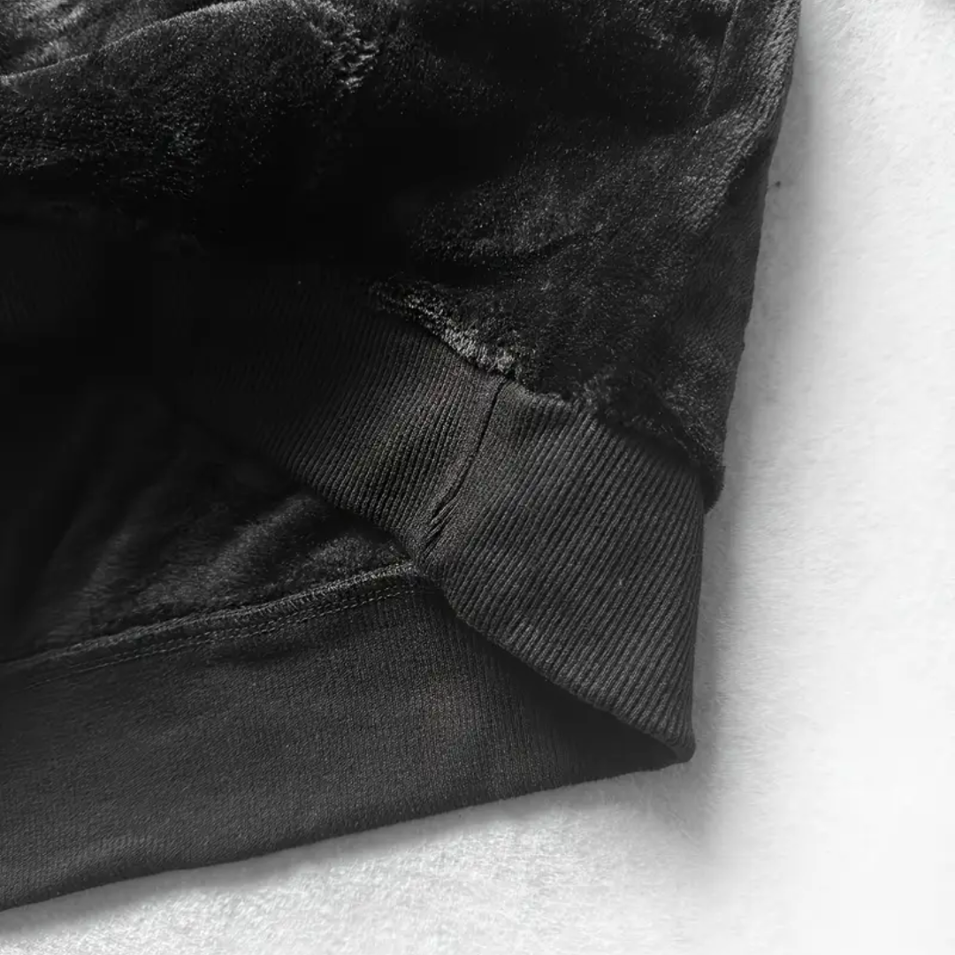 Heren Pluche Hoodie met Capuchon Gevoerd Warm