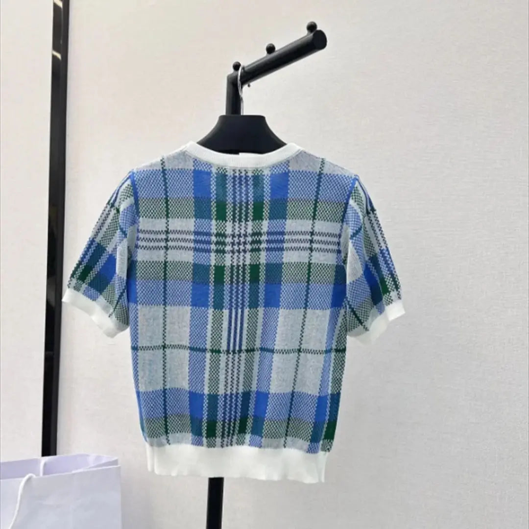 Vivid Vogue Zomer Gebreid Shirt