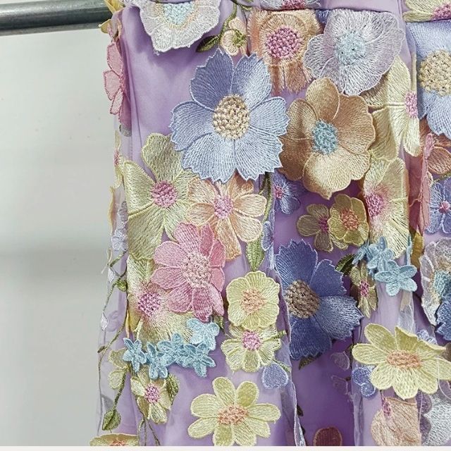 Jurk met Bloemen voor Cocktail Feesten - Rosalie