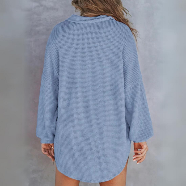 Oversized Blouse Zacht Katoen Comfortabel Dames