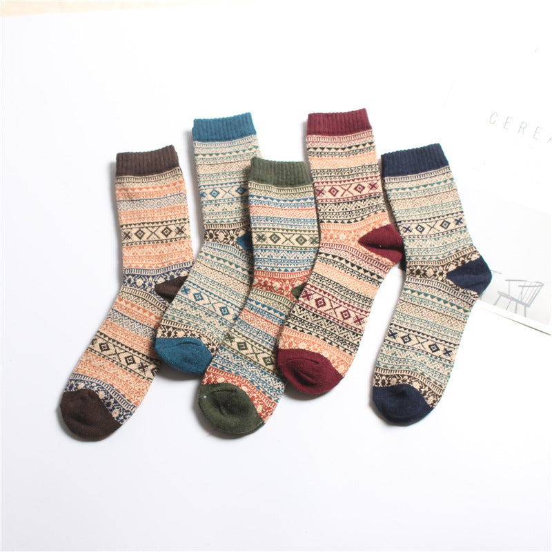 Dames Sokken 5-Pack Warm en Zacht Scandinavisch Ontwerp