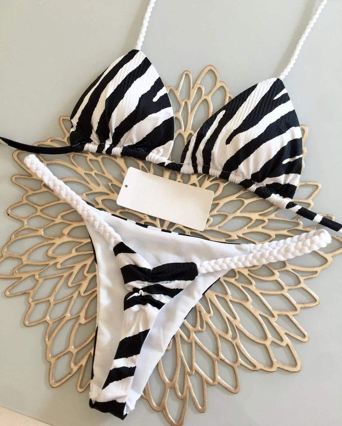 Kleurrijke Bikini Anki Stijlvol Zomer Badmode