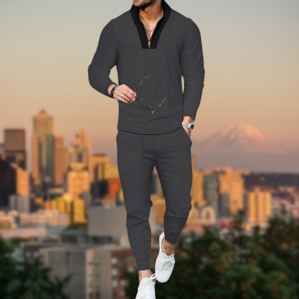 Mannen Modesets Casual Stijl