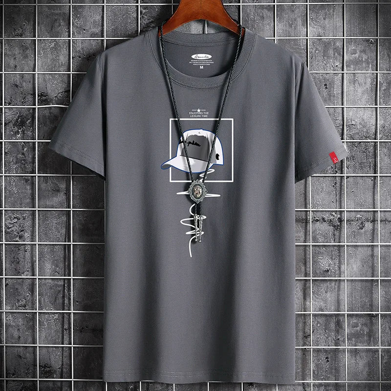 Casual T-shirt voor Mannen Stijlvol Katoen