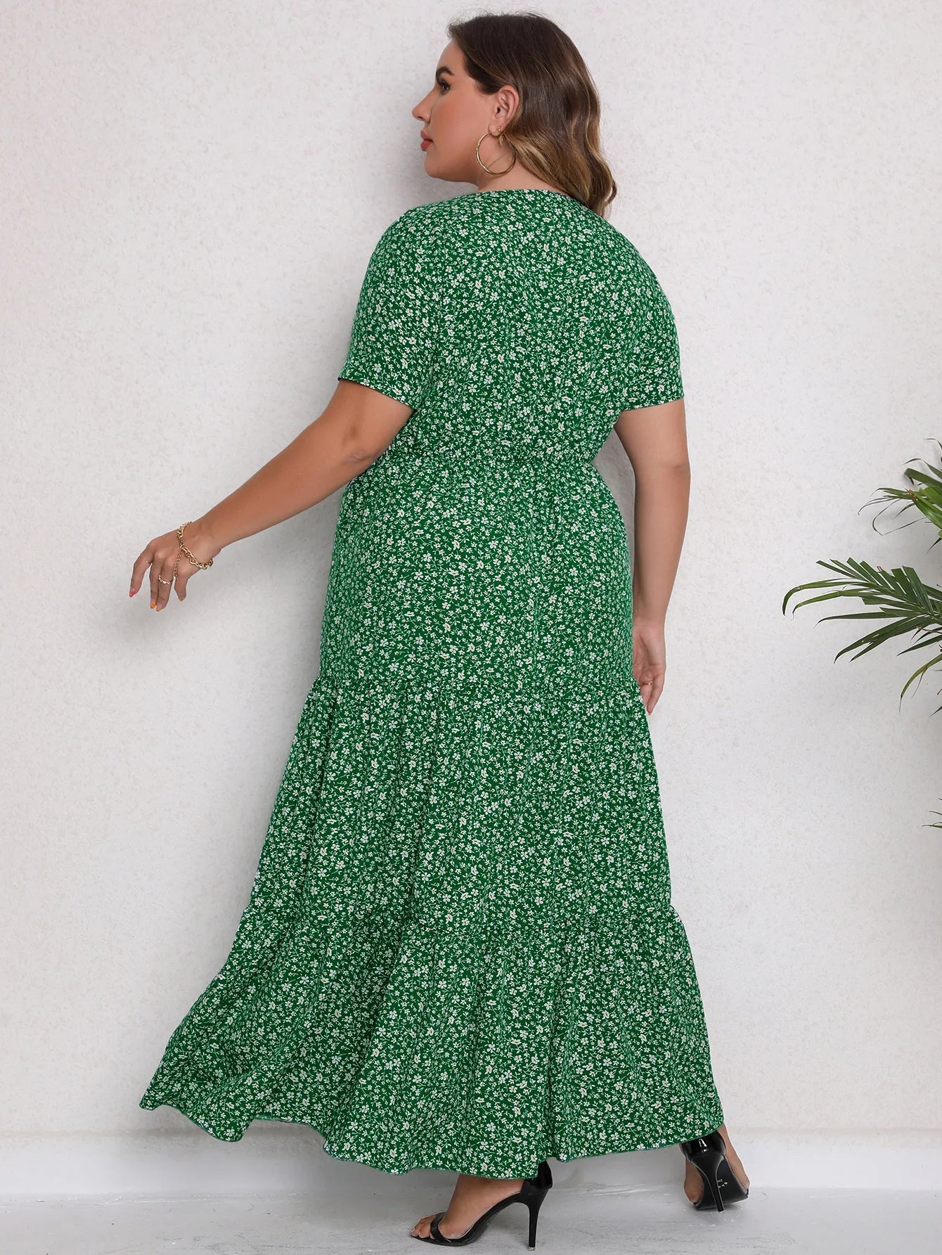 Plus-Size Maxi-Jurk Kleurrijk en Stijlvol