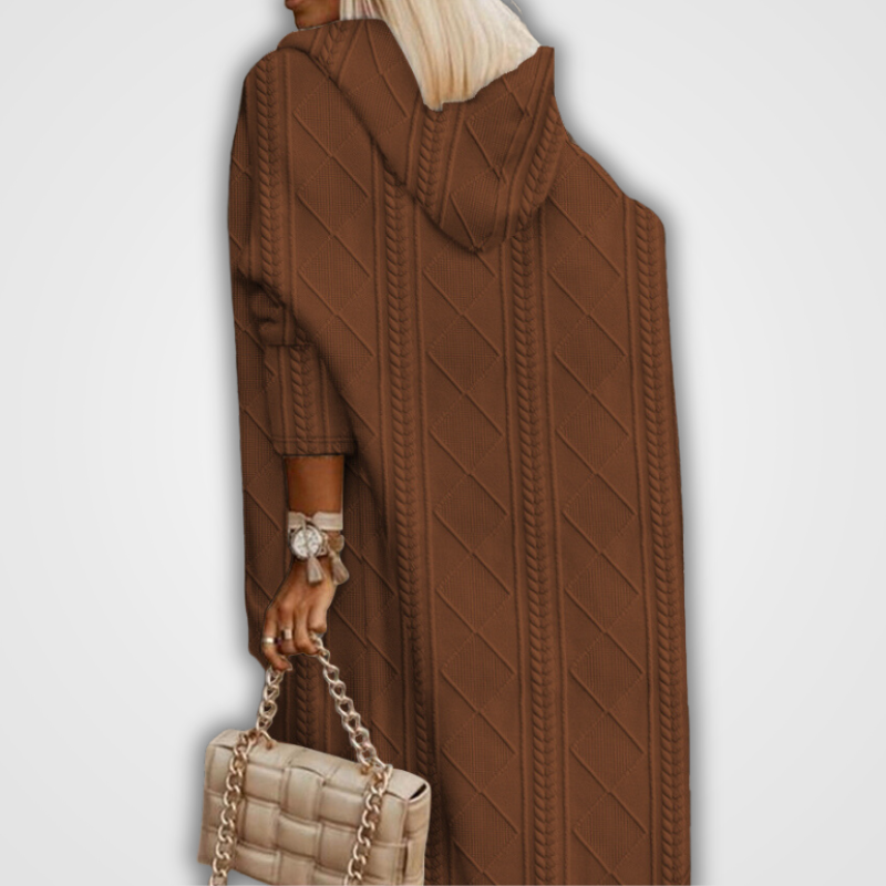 Vrouwen Trui met Lange Vestjas Stevig Warm