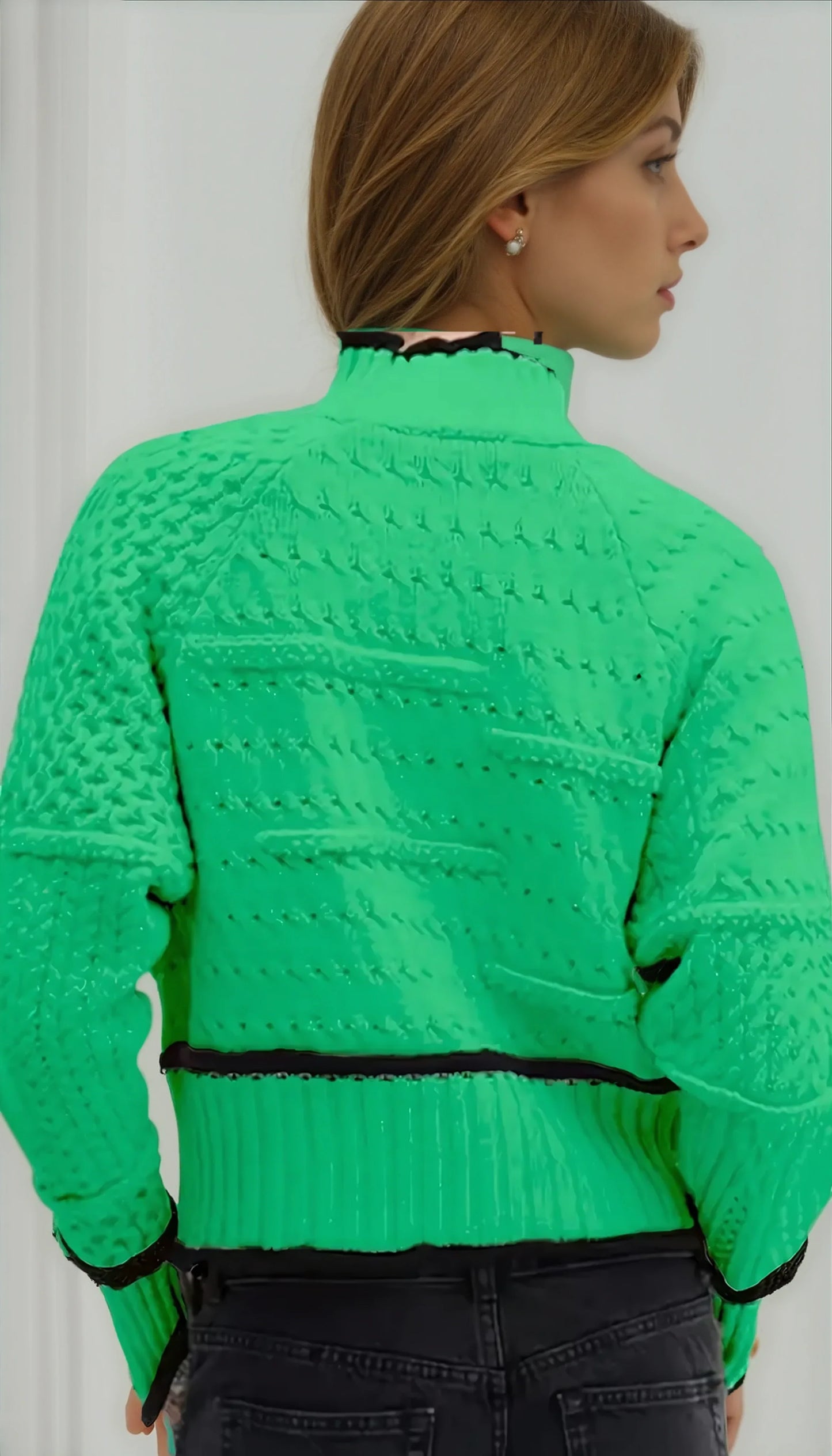 Gebreide Trui Trendy Warme Wintertrui