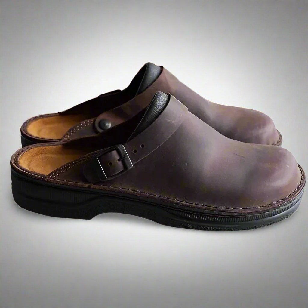 Clogs Unisex Suède Verstelbare Sluiting Comfortabel