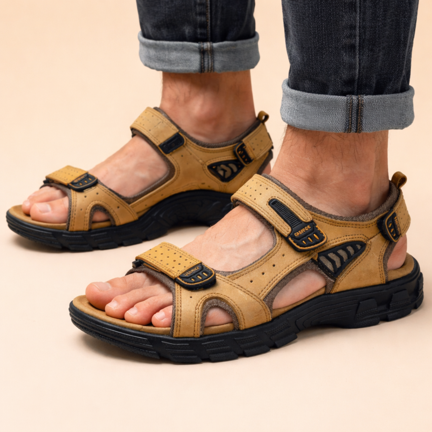 Hein | Schokdempende comfortabele sandalen