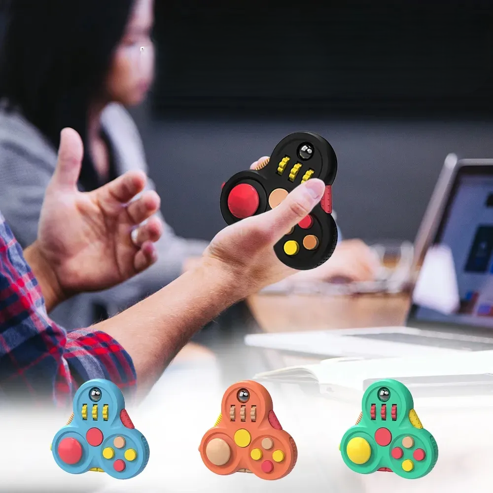 Fidgetset 4-Delig met Draaitoy en Stressballen