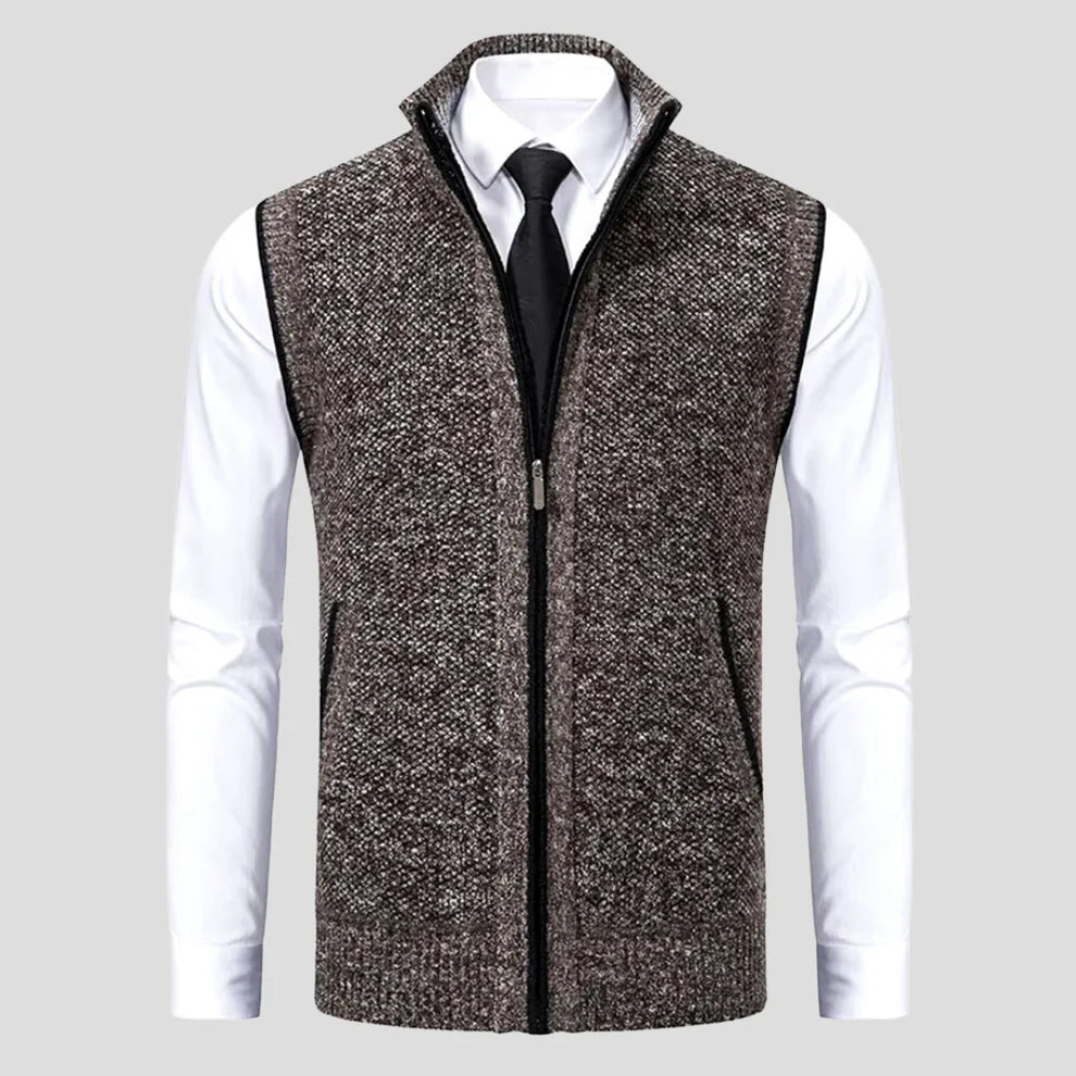Klassiek Heren Gilet – Mouwloos Vest voor Herfst/Winter