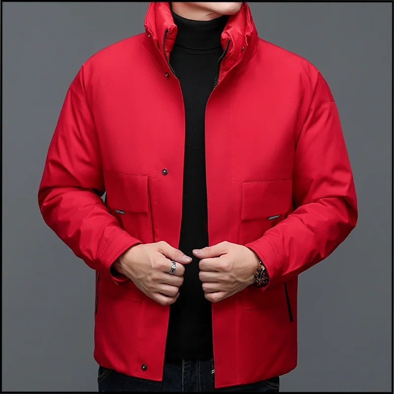 Donsjack Wintersport Warm Waterproof Trendy