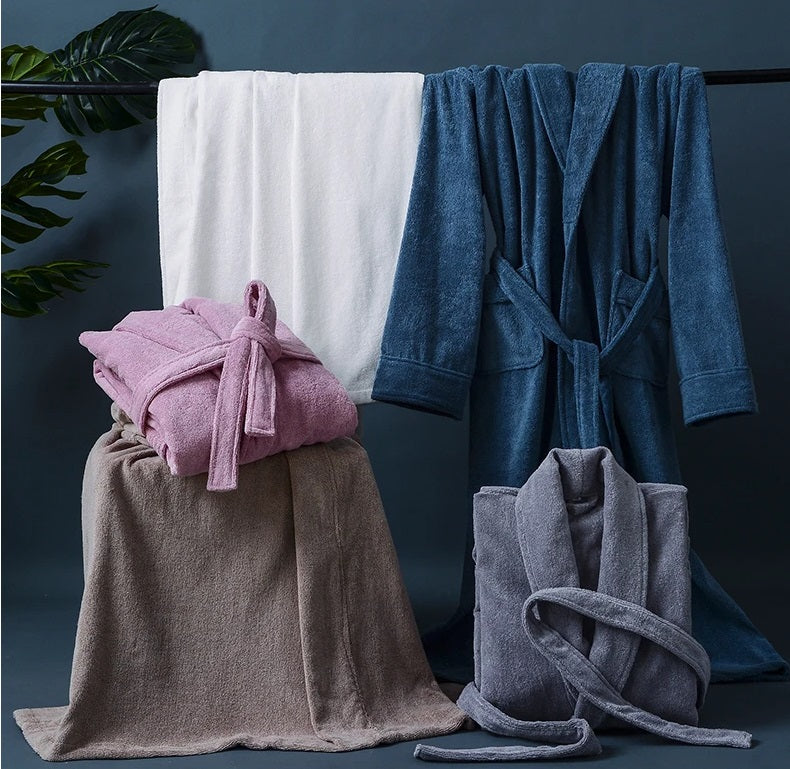 Zachte Fleece Badjas voor Dames Comfy en Relaxt
