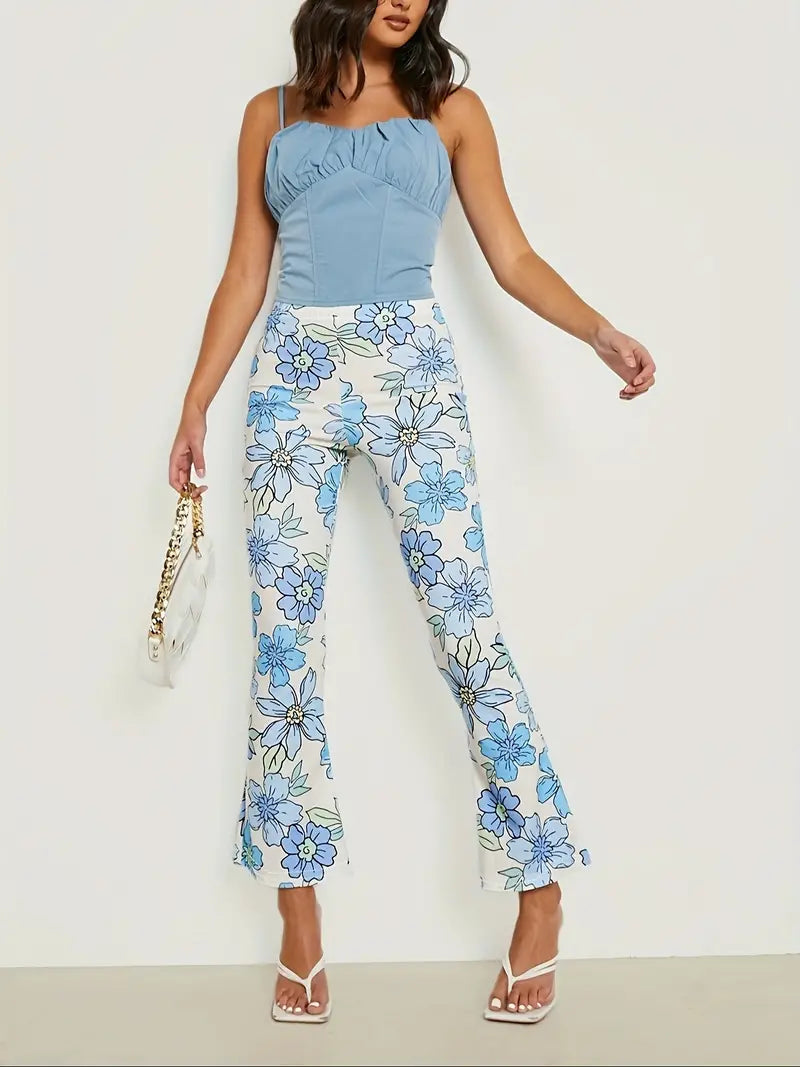 Vrouwelijke Zomerkorte Broek Trendy Blauw