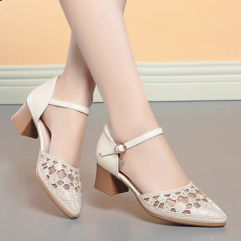 Style Zomer Med Block Sandalen