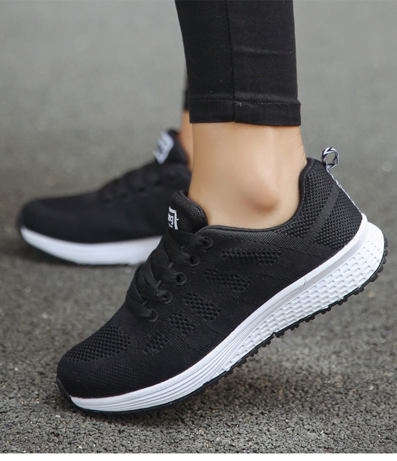 Dames Sneakers Lichtgewicht Ademend – Comfort Wandelschoenen voor Dagelijks Gebruik