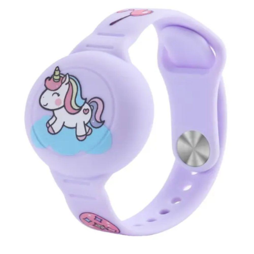 Kinderen Armband met Airtag Hoesje Dino Track