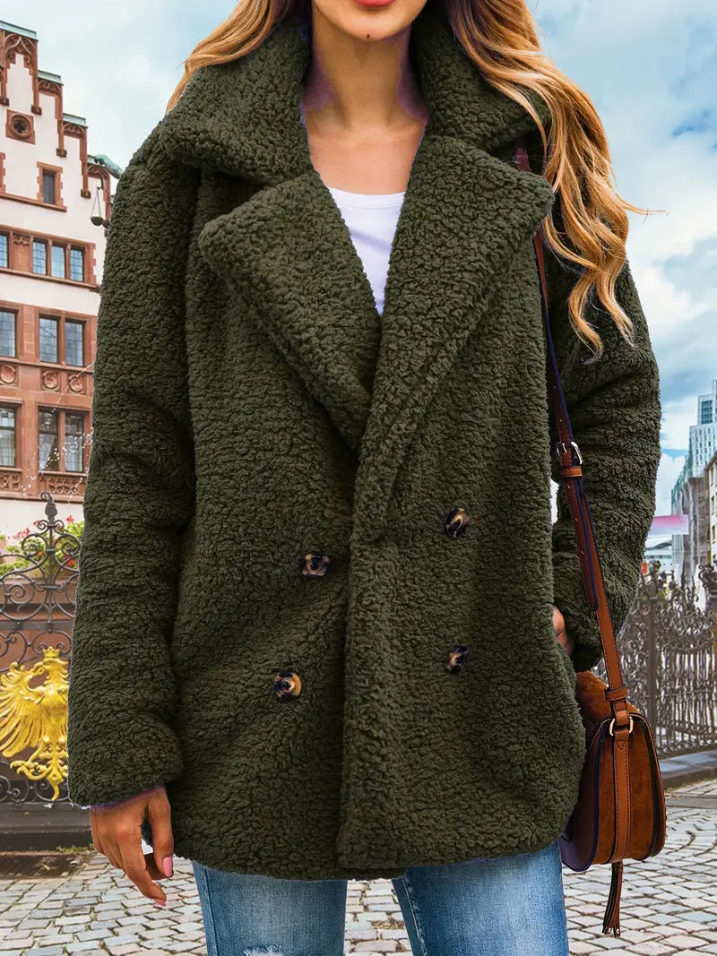 Teddyjas Dubbelriems Revers Warm en Zacht