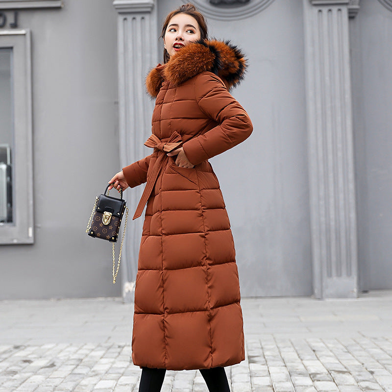 Dames Parka Winterjas Lange Warme Donzen Jas