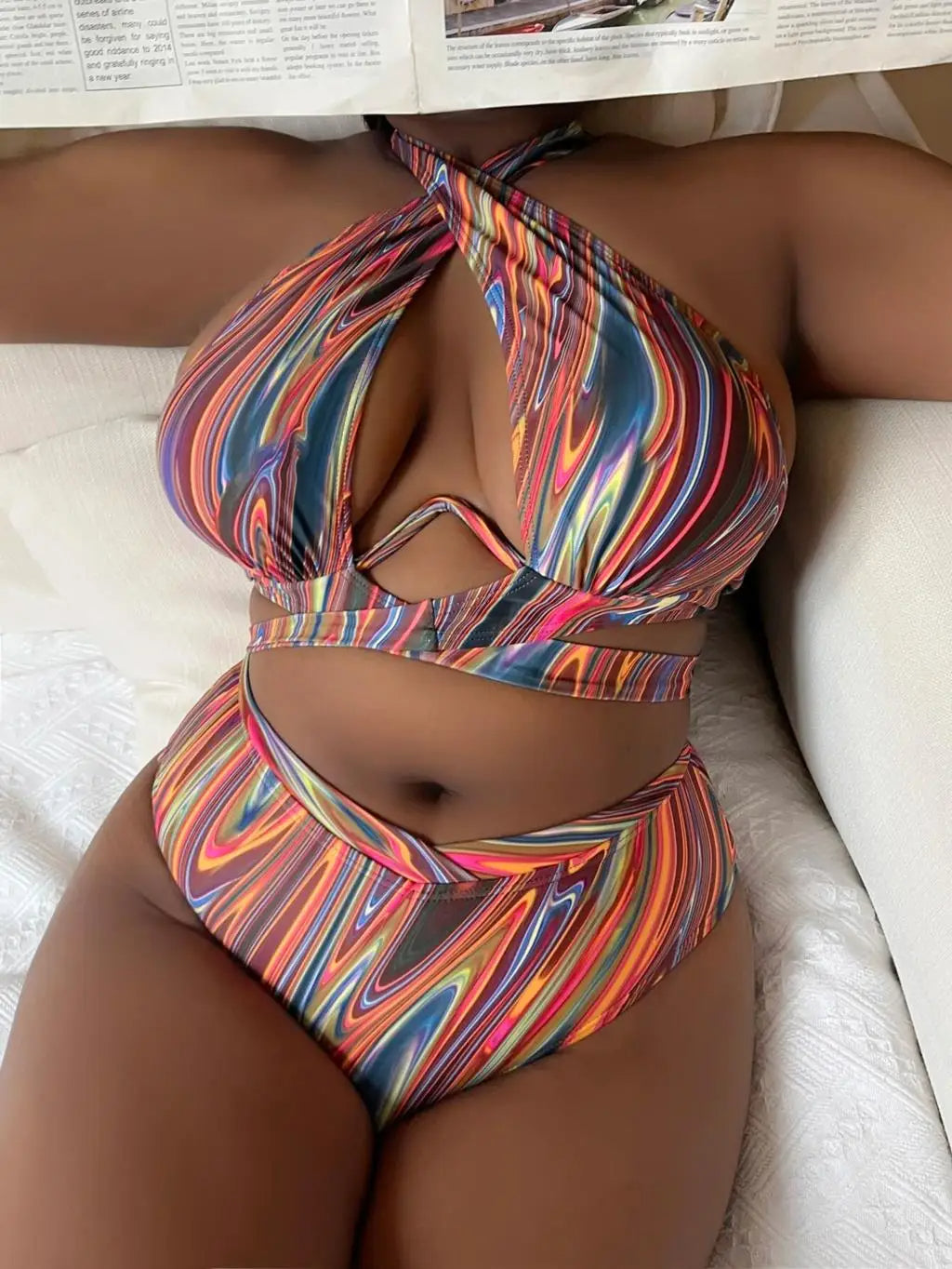 Plus-Size Bikini Carmina Stijlvol en Flatterend