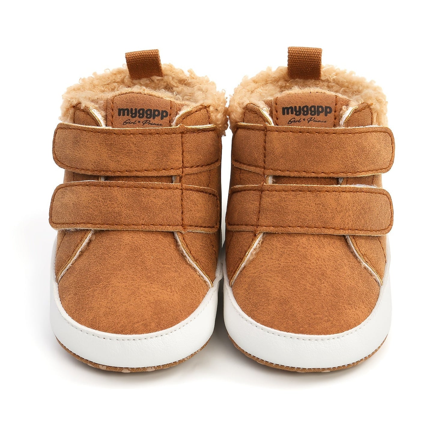 Warme Babyboots Noor met Klittenband voor Winter